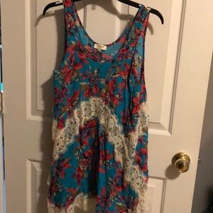Floral Silky Tank Top